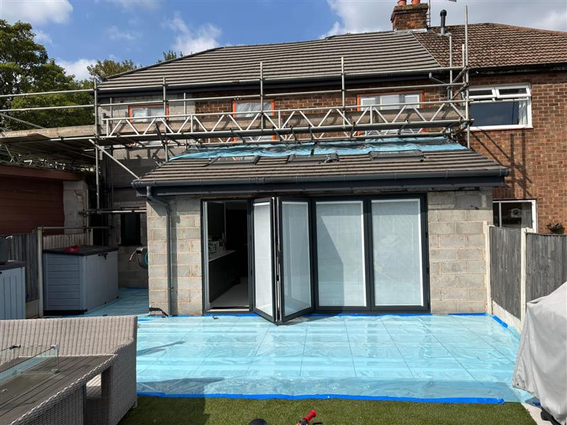 Exterior Of A House AC Plastering & Rendering Are Rendering