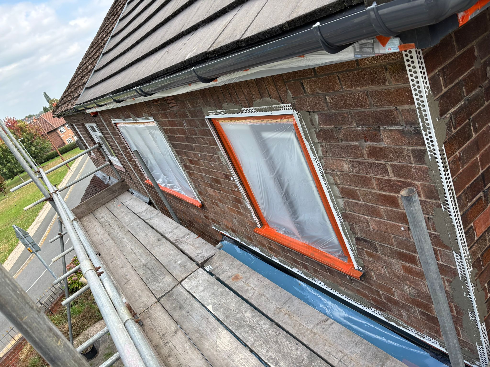 Window Frames Being Altered By AC Plastering & Rendering